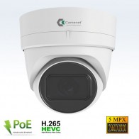 Telecamera DOME IP POE 5 mpx con slot SD e Motor Zoom 2,7-13,5 mm