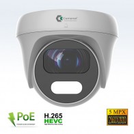 Telecamera DOME IP POE 5 mpx grandangolo 2,8 mm con slot SD